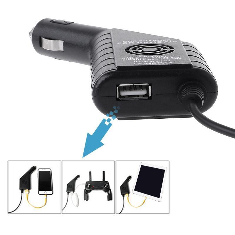 2 in 1 USB Car Charger Remote Control Battery Charging For DJI Mavic Pro Air