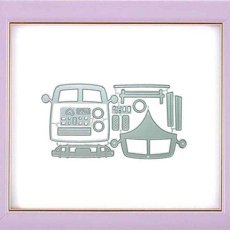 Summer Camper Car Metal Cutting Dies for DIY Scrapbooking Diary Embellishments