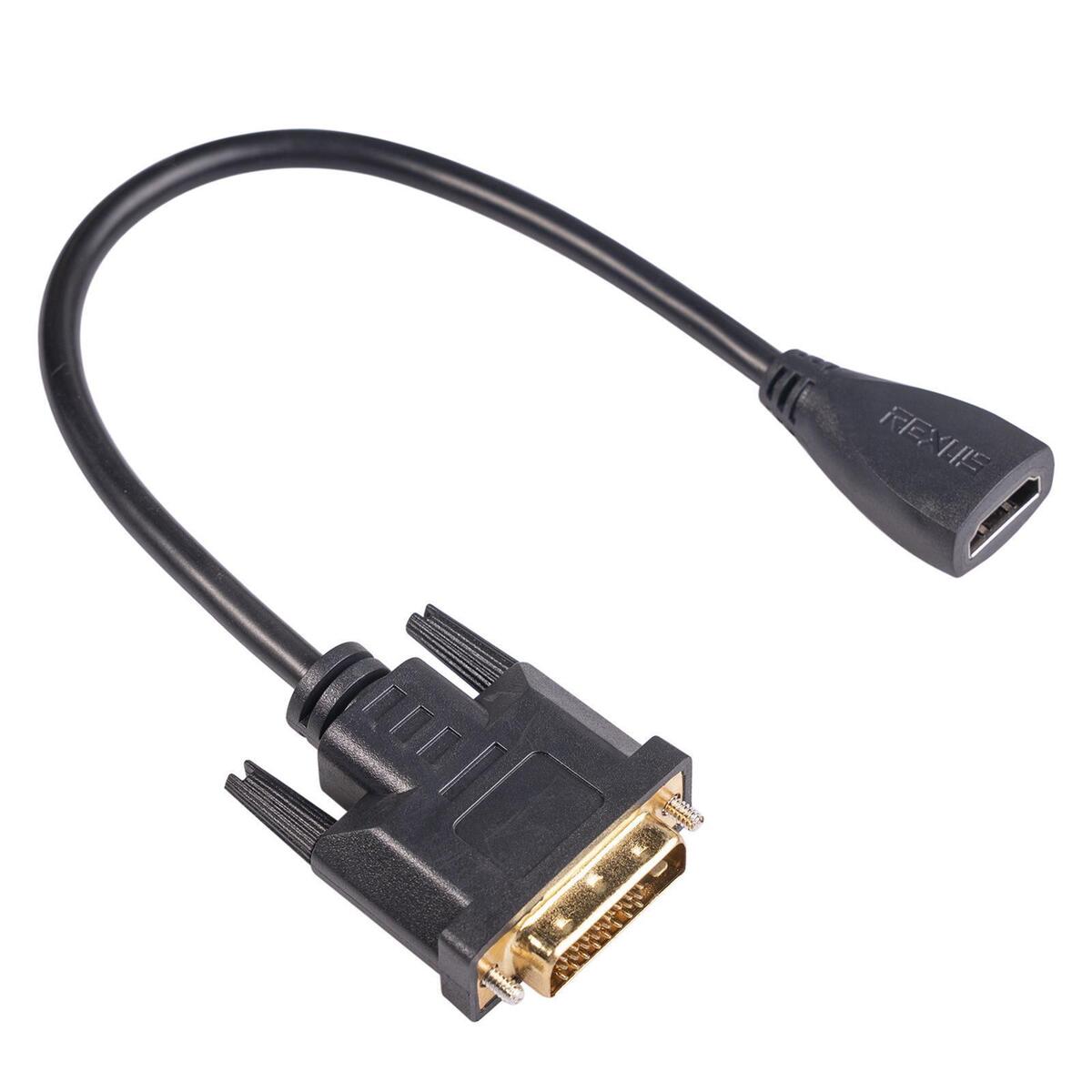 DVI to HDMI Adapter Video Adapter Extension Cable for Display Monitor Accs
