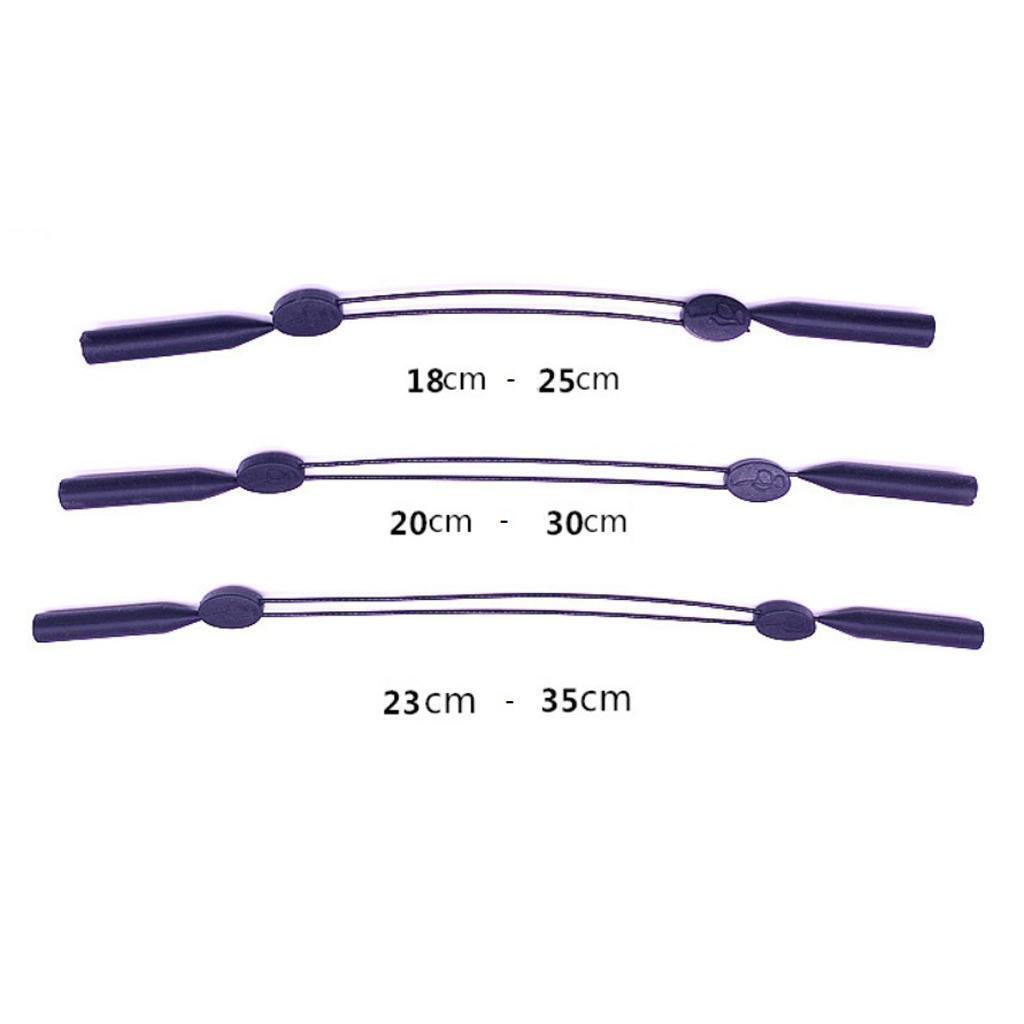 2pcs Silicone Glasses Strap Cord Retainer  Lanyard Keeper