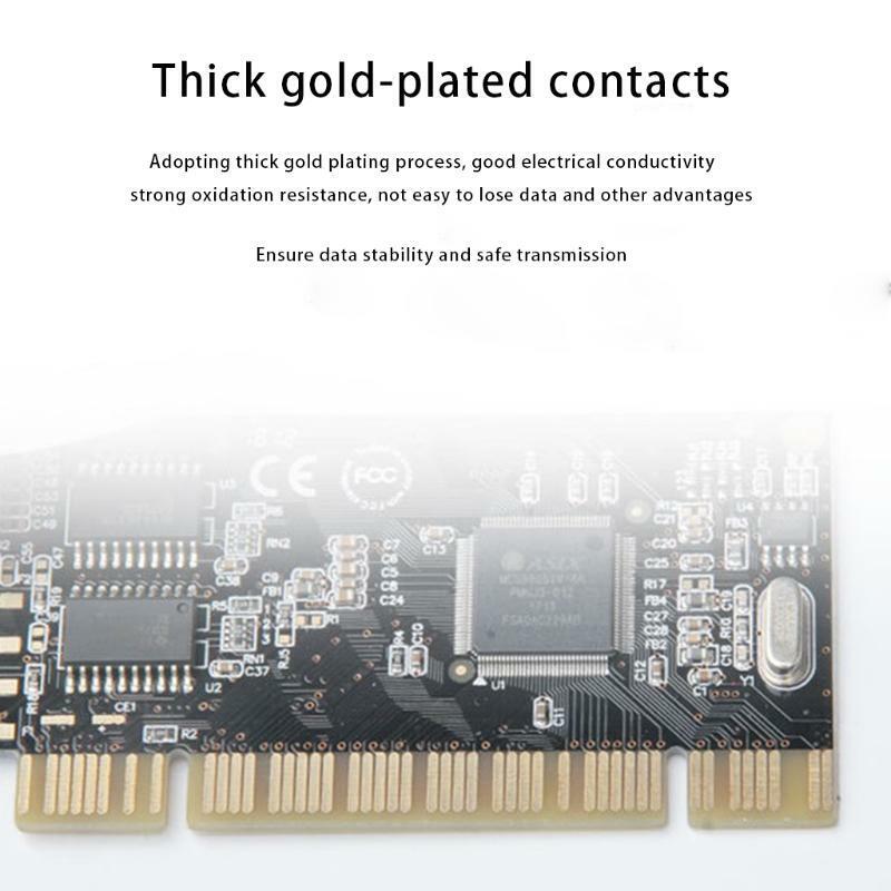 PCI Express Card Adapter Converter RS232 Serial Port Expansion Card for Computer