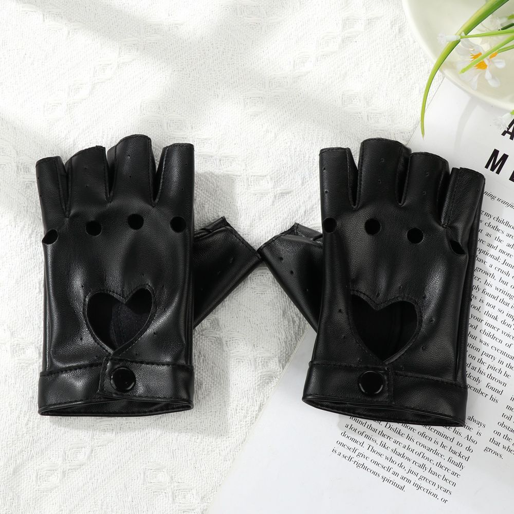 Apparel Accessories Driving Mittens Leather Gloves Dancing Mittens Punk Glove