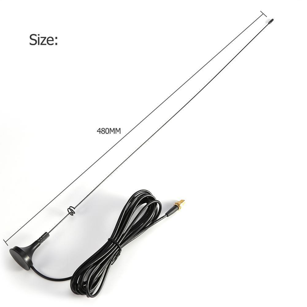 SMA-F Female Magnet Gain CB Radio Car UHF VHF Ham Antenna for Baofeng UV-5R