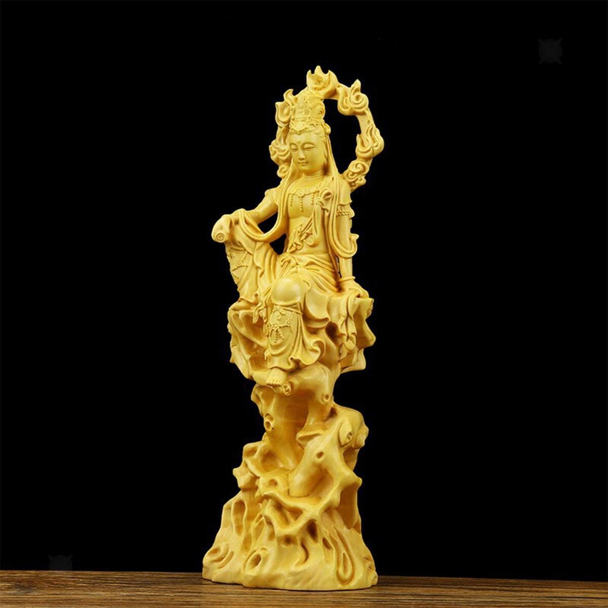 Guanyin Statue Enshrined Decor  Wall Sculpture  House