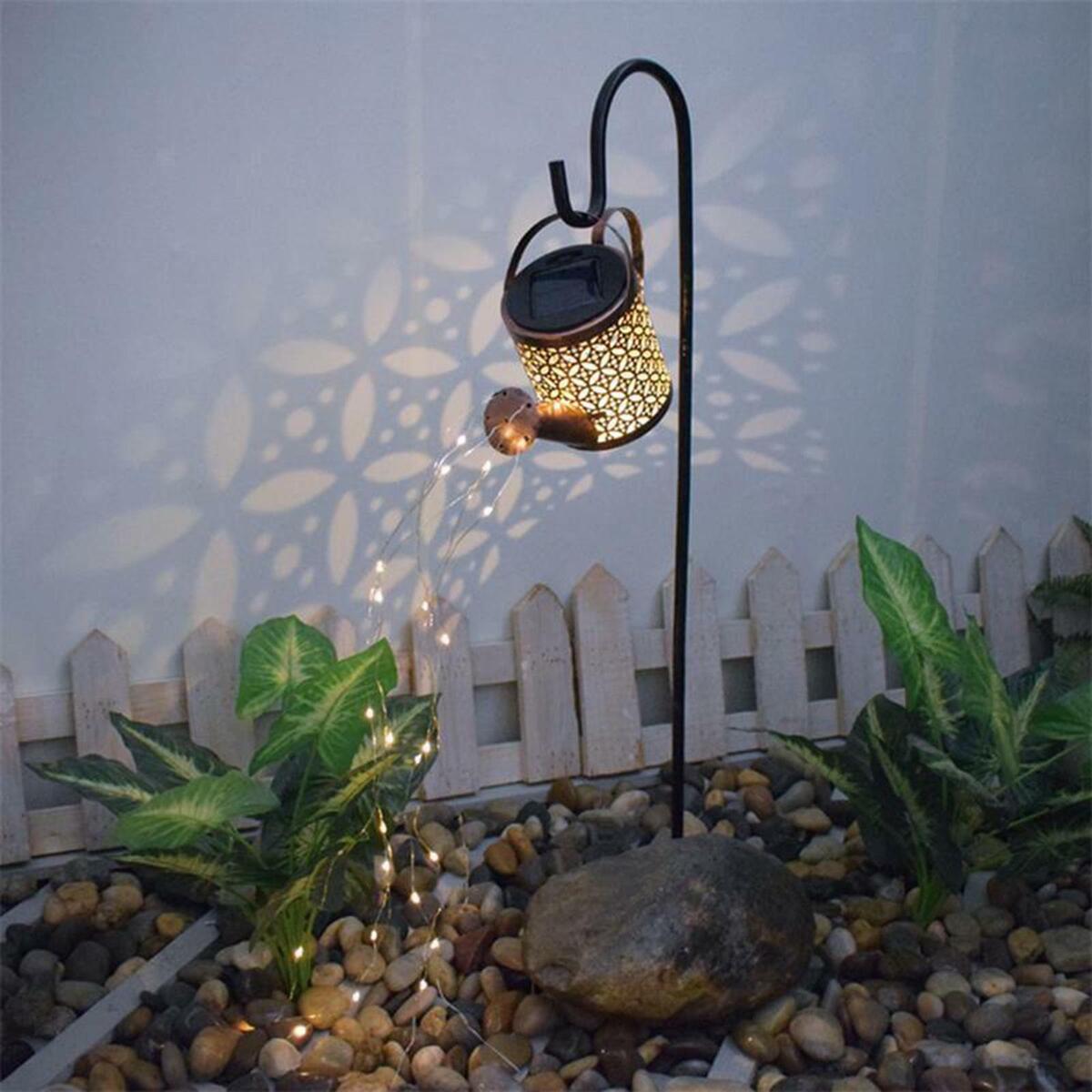 Garden   Waterfall Lights for Patio Pathway Decoration