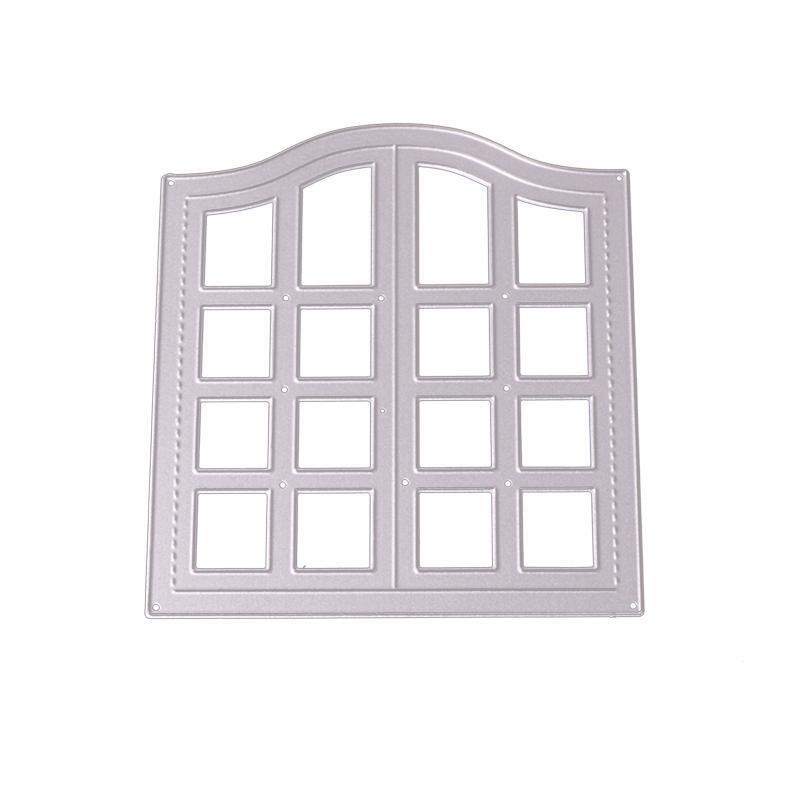 Metal Die Cuts Window Frame Cutting Dies Carbon Steel Stencils for DIY Cards