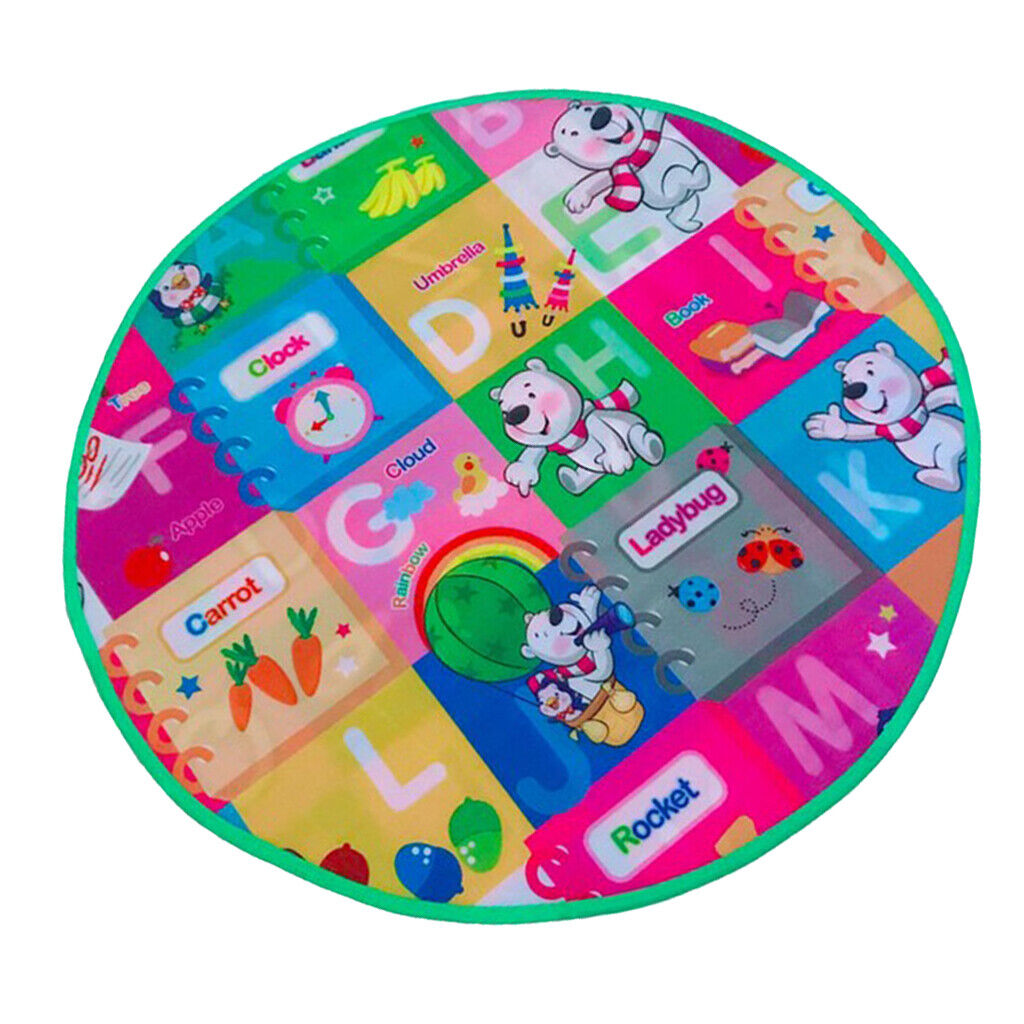 children paly Mat Round  Activity Crawl Creeping Foam Carpet Rug