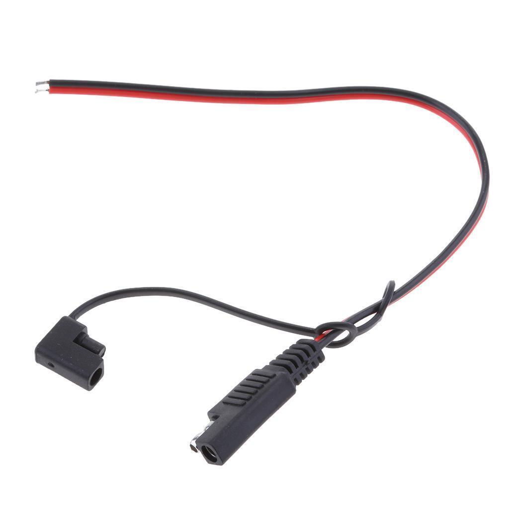 Universal 18AWG Solar Panel Battery SAE Plug Extension Connector Cable 300mm