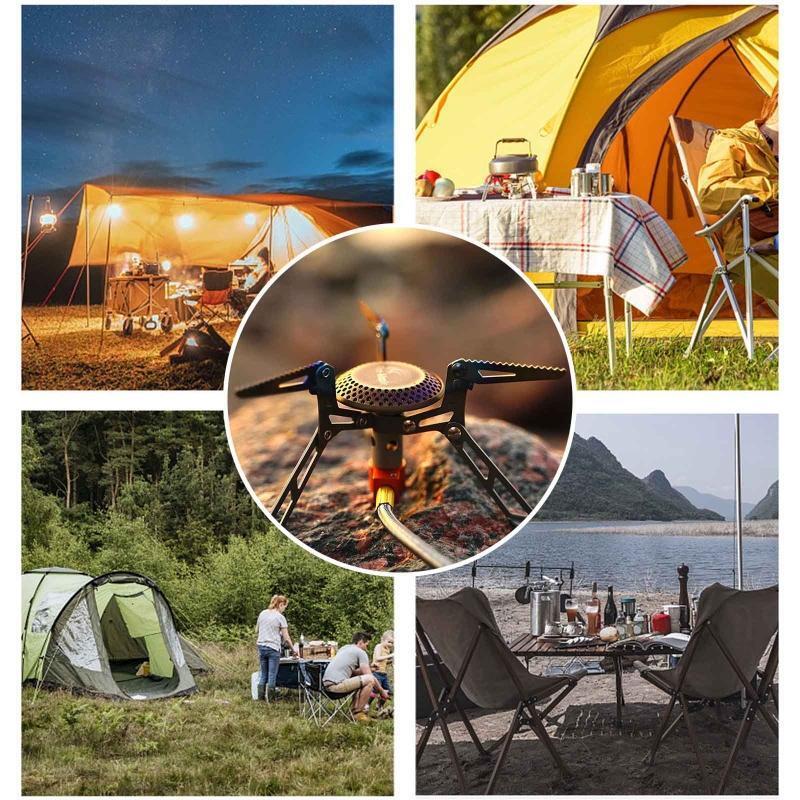 Gas Burner Portable Folding Ultralight Tourism Cooker Equipment Hiking Picnic
