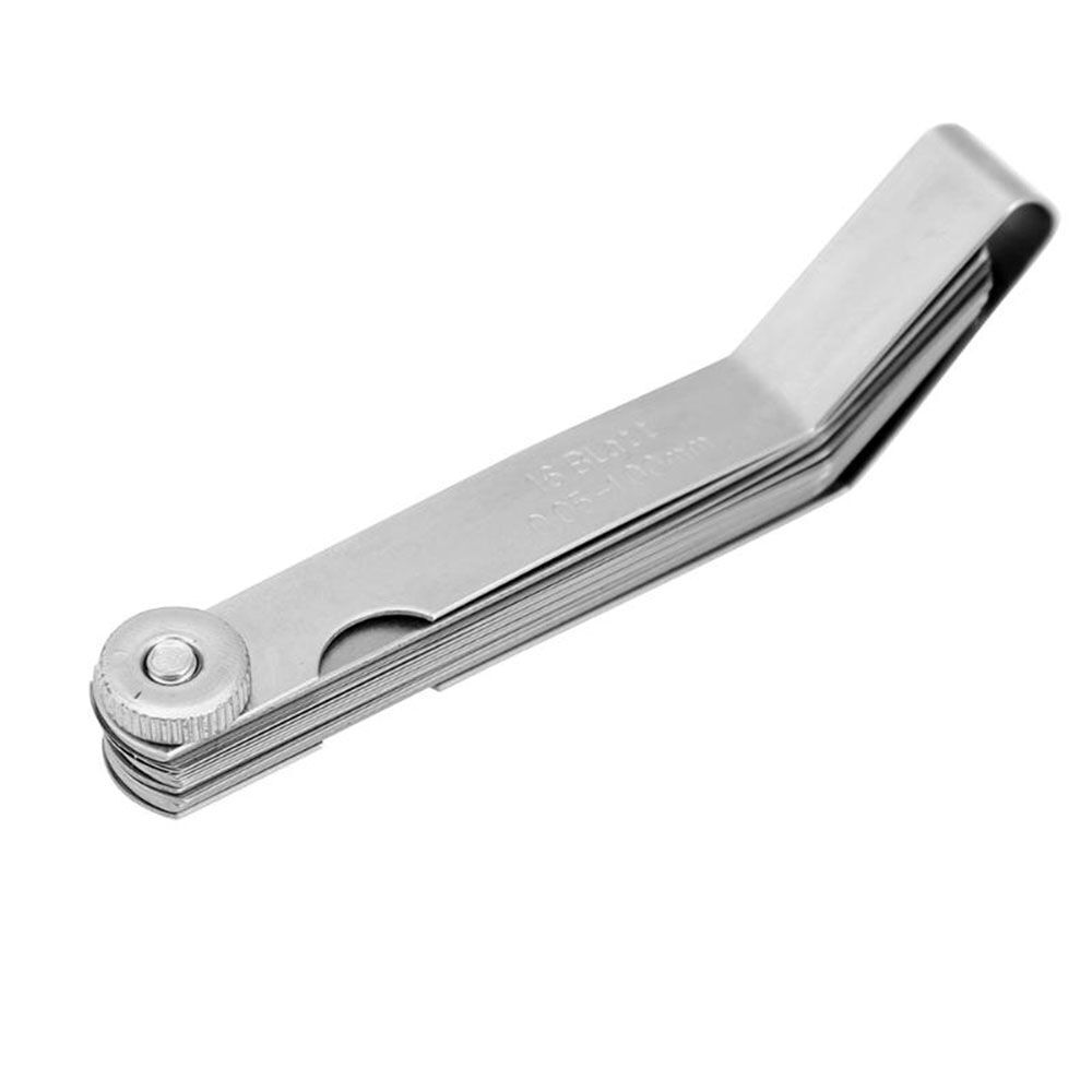 Tappets Valve Offset Stainless Steel 16 Blades 100mm Feeler Gauge Metric Gauge