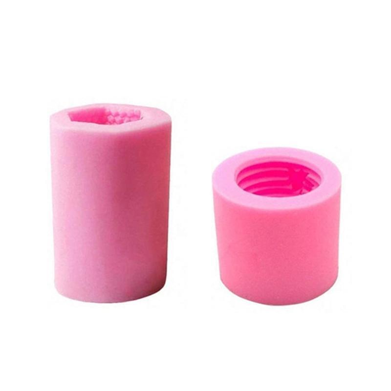 2 Pcs/Set Beehive Shape Silicone Candle Mold Aromatherapy Candle Mold Epoxy Mold