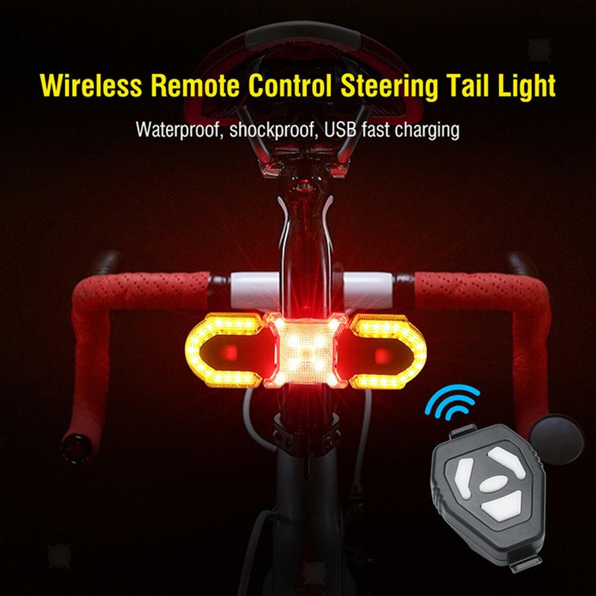Light with Turn  Bicycle Indicator Light Rechargeable
