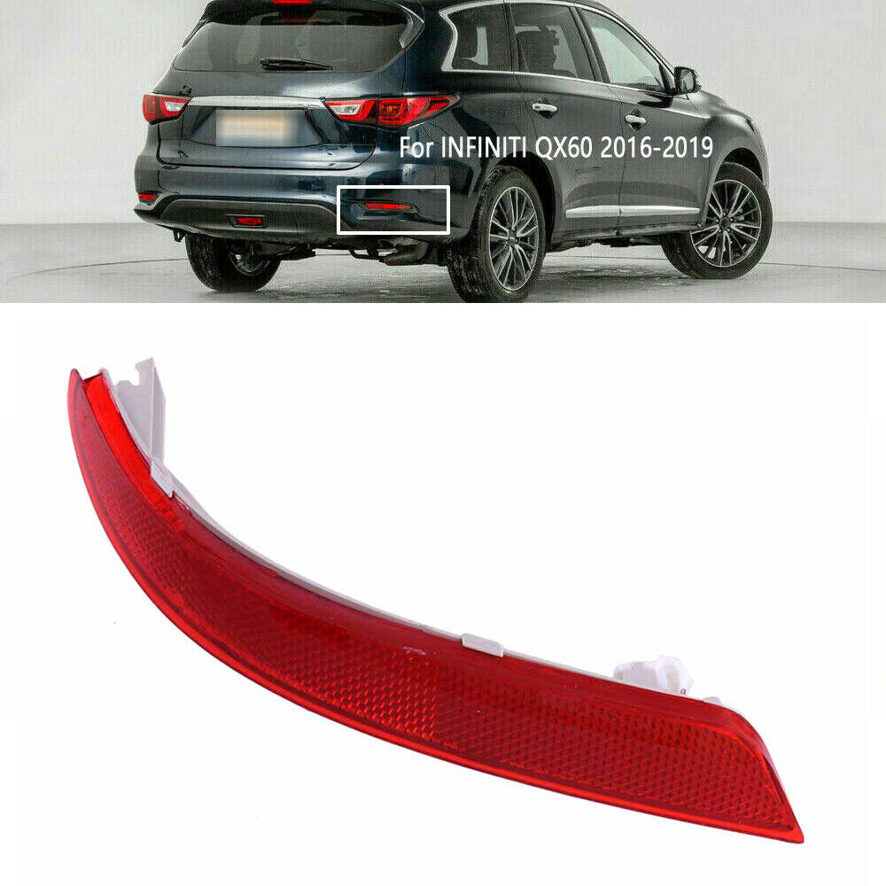 Car Right Side Rear Bumper Reflector Light For 2016-19 INFINITI QX60 26565-8990D