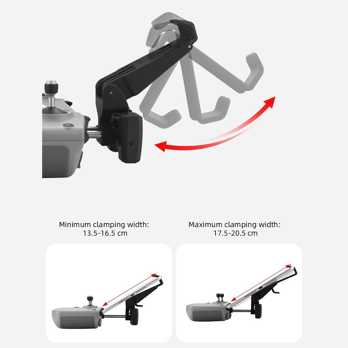 Tablet Extended Bracket Holder Extender Universal Adjustable for DJI Air 2S