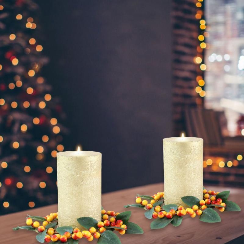 Halloween Wreath Candle Holder Home Party Church Dining Room Fireplace Ornaments