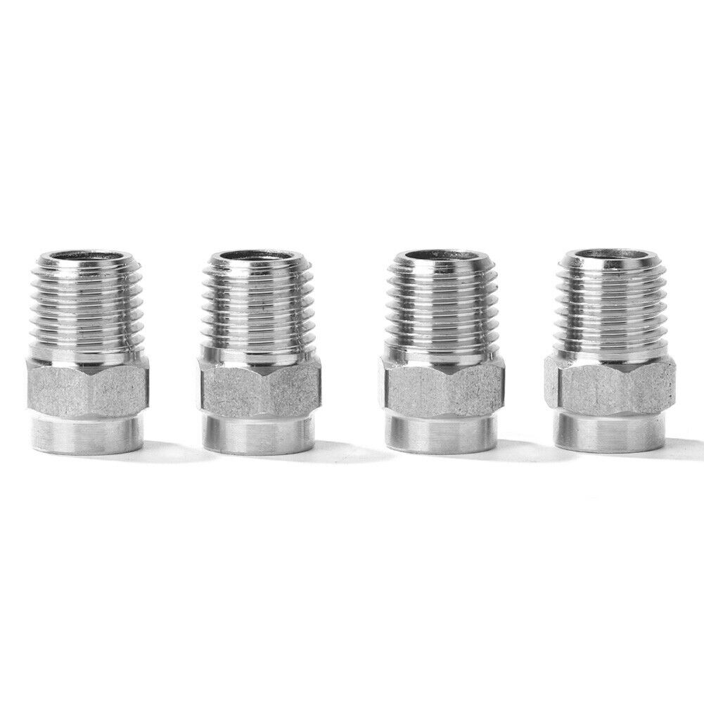 4pcs Pressure Washer Surface Cleaner Nozzles Replacement Thread Type Tips