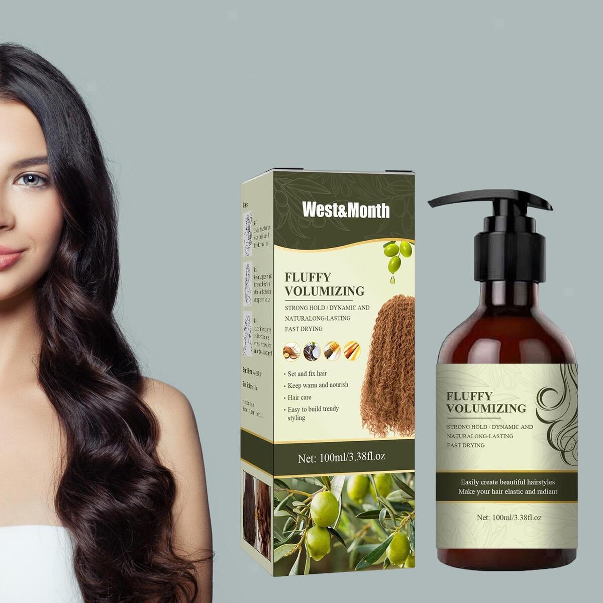 Olive Oil Styling Gel 100ml for Nourish and Repair Hair Hair Moisturizing