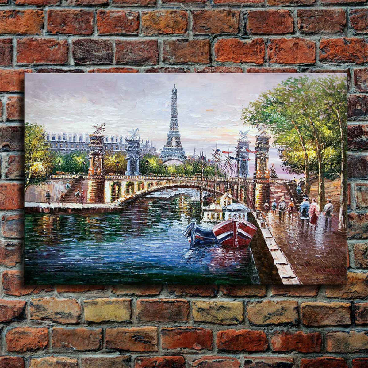 Abstract Paris Eiffel Tower Home Decor HD Canvas Picture Wall Art Painting Gift