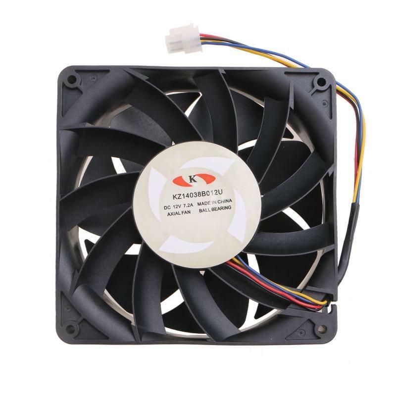 Utility Industry Cooler Fan KZ14038B012U for whatsminer 12V 7.2A 14 cm M20S M21S