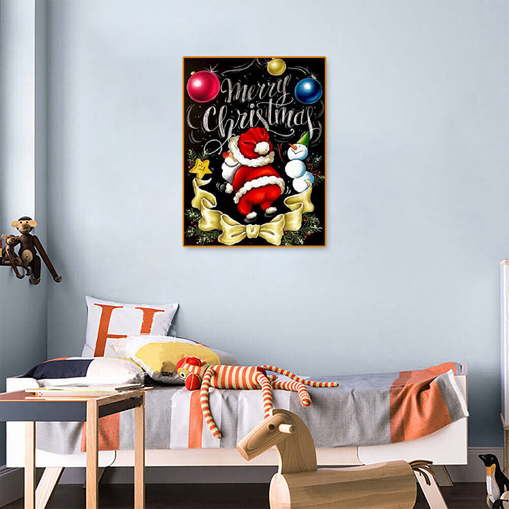 DIY 5D Diamond Painting Full Square Santa Claus Handmade Picture Home Decor