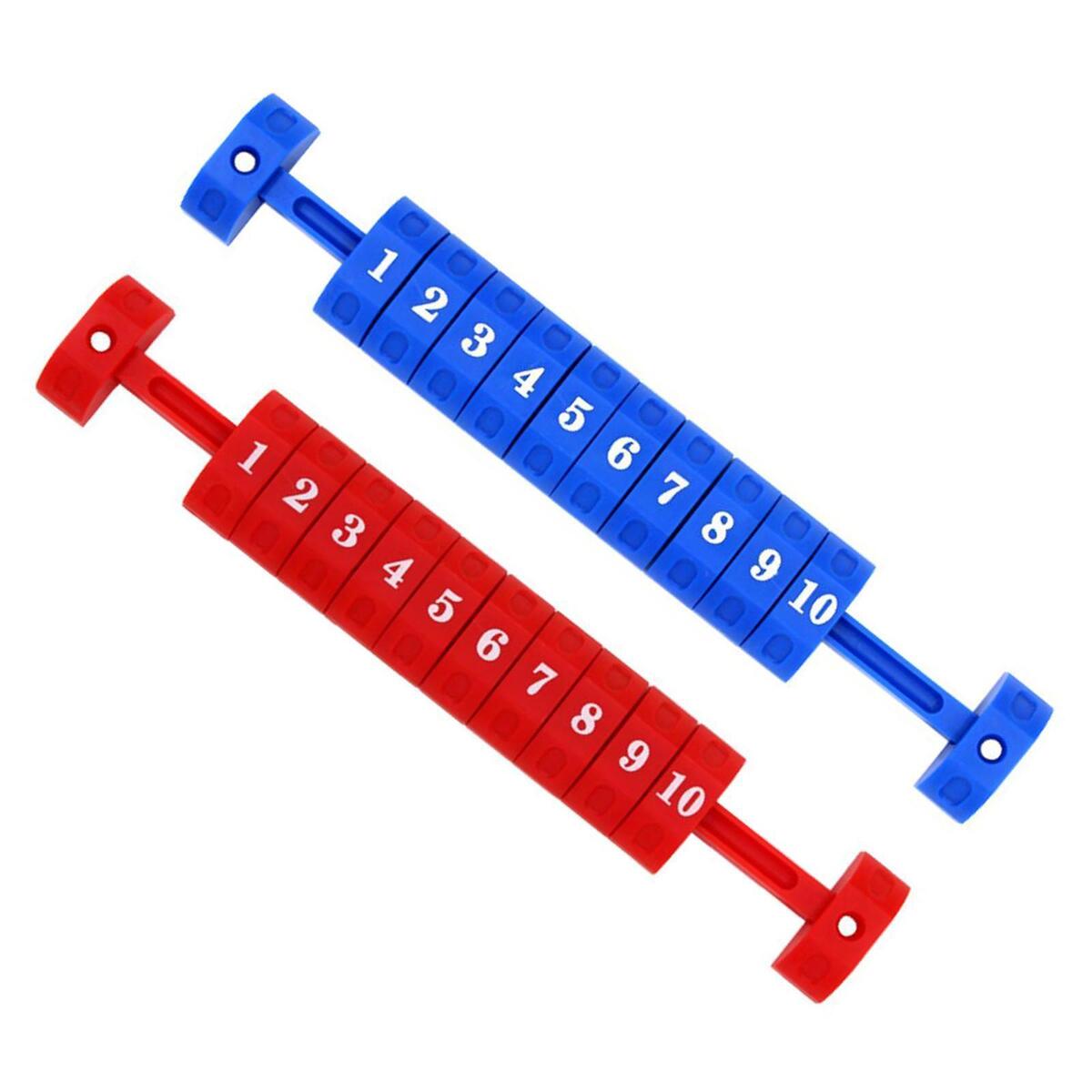 2Pcs Foosball Scoreboard Counters 10 Numbers Keepers for Gaming Room Parts