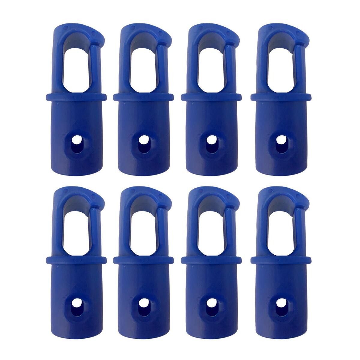 8 Pieces Trampoline Protective Cover Cap Plastic for Trampoline Net Hook