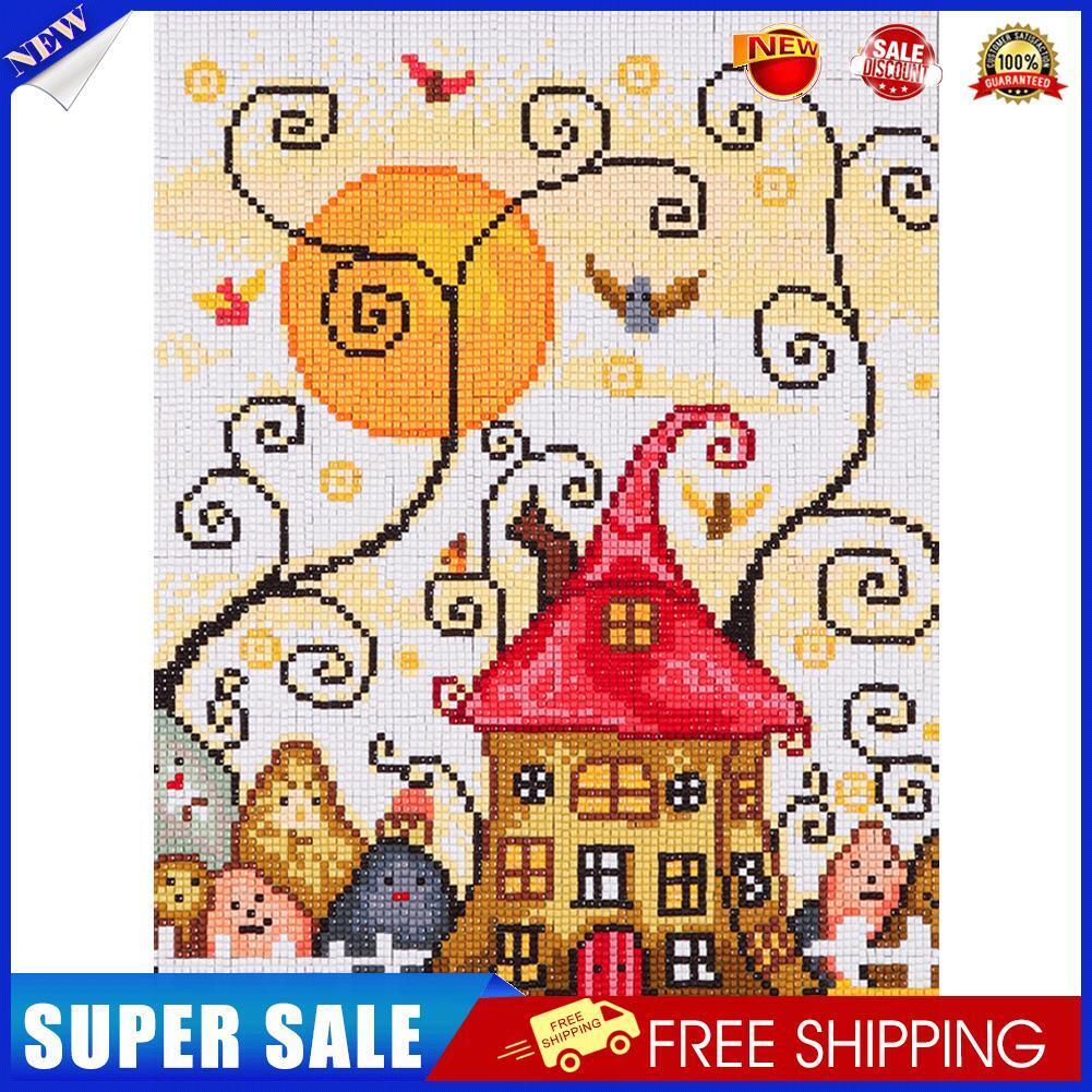 5D Buildings Kit Full Square Drill Rhinestone Pictures DIY Diamond Painting