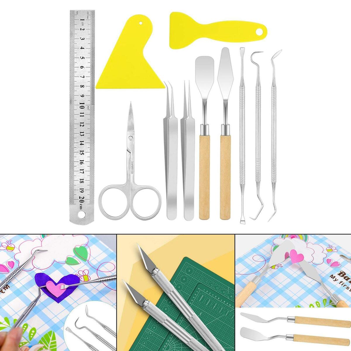 11   Weeding Tools Kit for Silhouttes Cameos Handmade DIY Steel