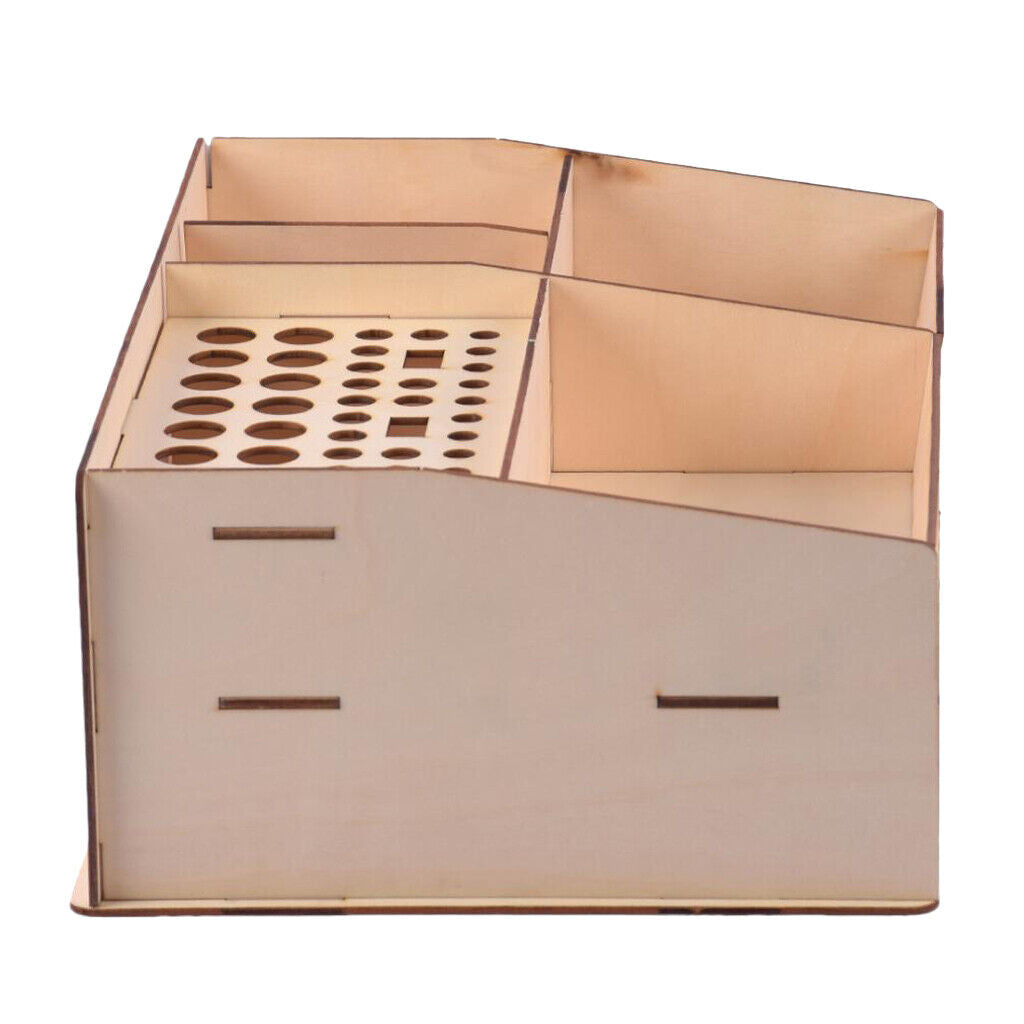DIY Paint Ink Bottels Brush Airbrush Tool Stand Rack Desk Organizer Holder