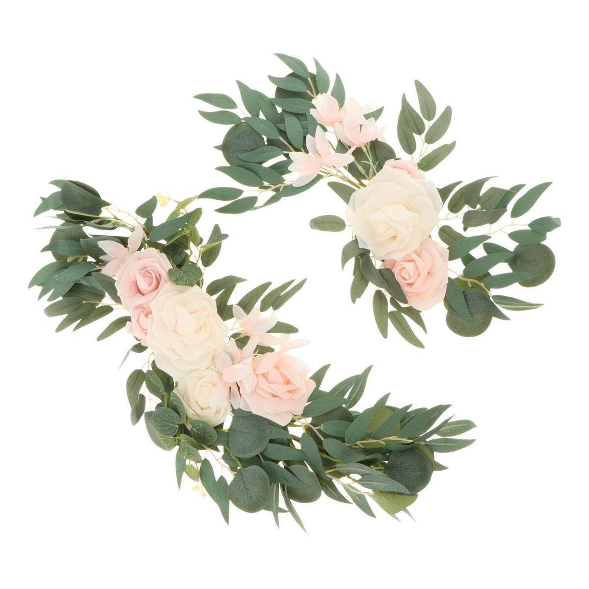 6x Wedding Arch Flowers Hanging Arch Flowers Ceremony Party Window Decor
