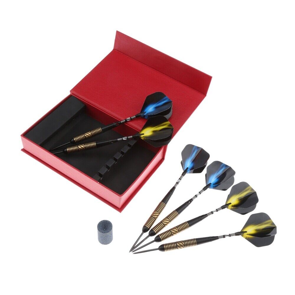23 Grams Steel Tip Brass Darts Set With Dart Flights & Case 1 Set Durable Use
