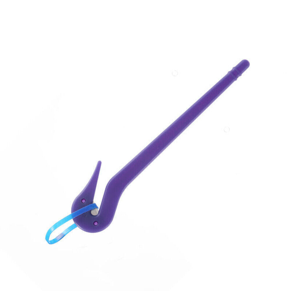 Hair Rubber Band Cutter Tool for Girls Painless Hair Ties Remover (Purple)