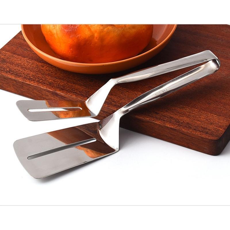 Spatula Tongs, Steak Clamps for BBQ Meats Pizza Pies Bread Fish Beefsteak