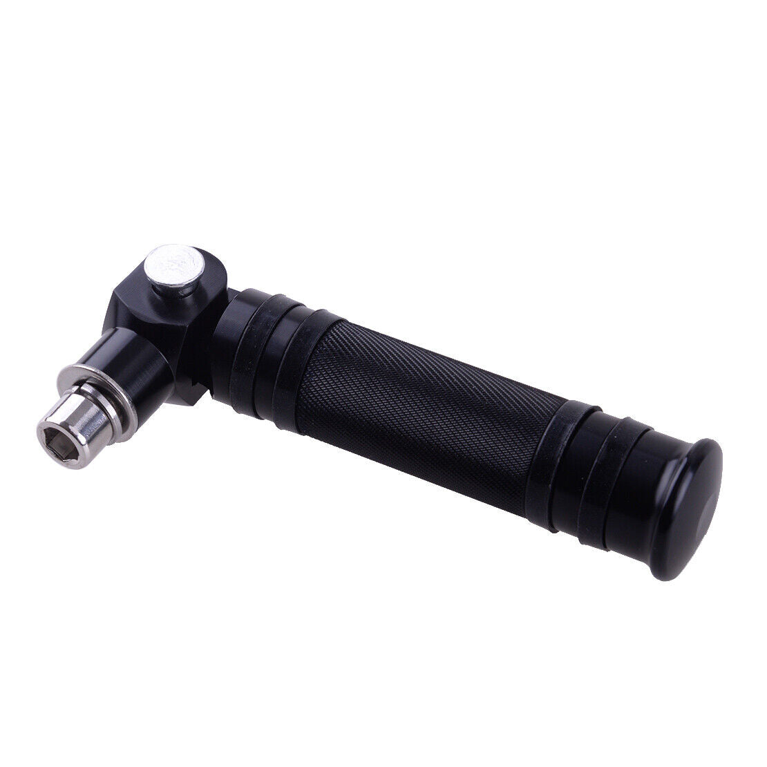 2pcs Black CNC Universal Motorcycle Folding Foot Pegs Rear Pedals Racing Bikes