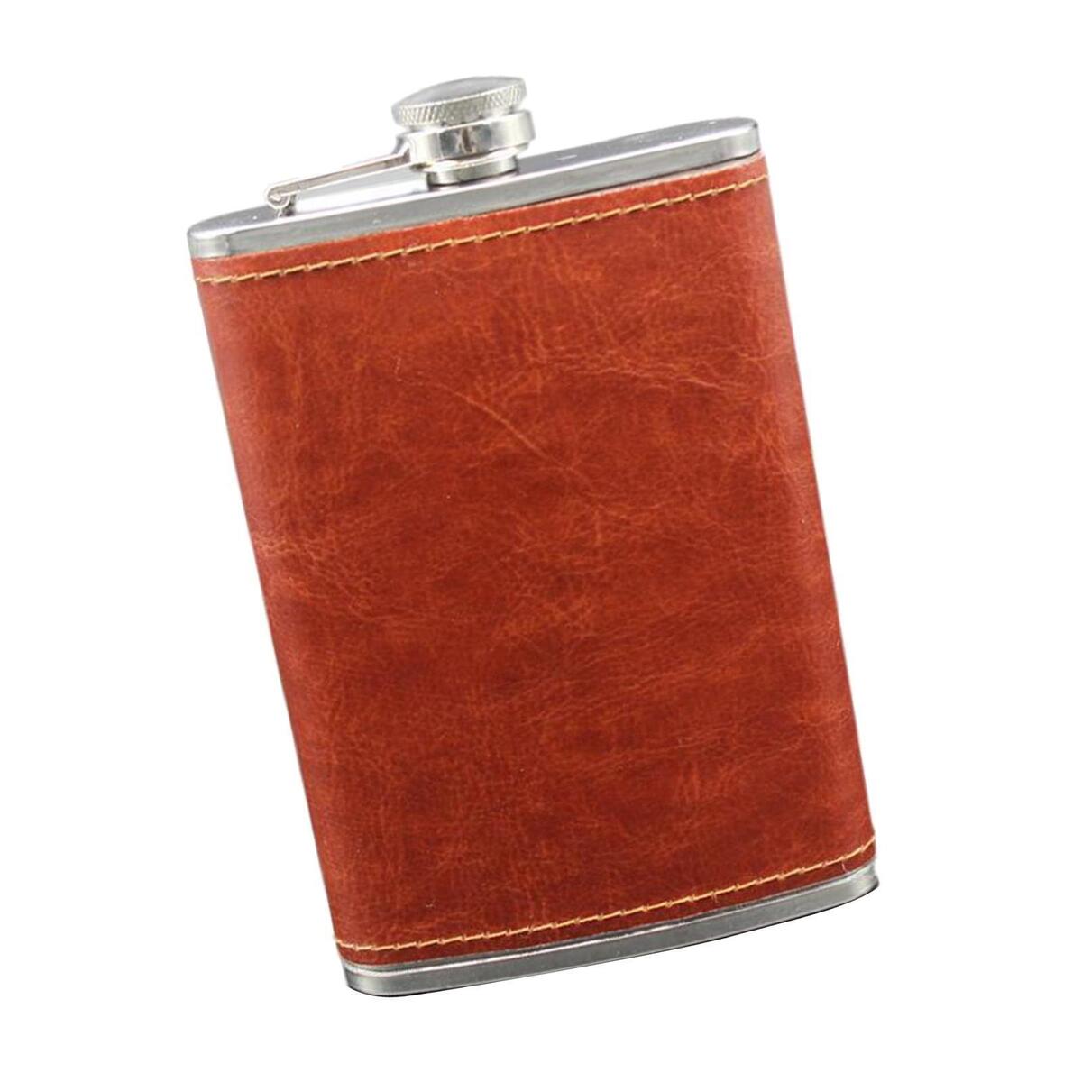 Hip Flask Stylish Sealed Flagon Drinkware for Hiking Wedding Party Spirits