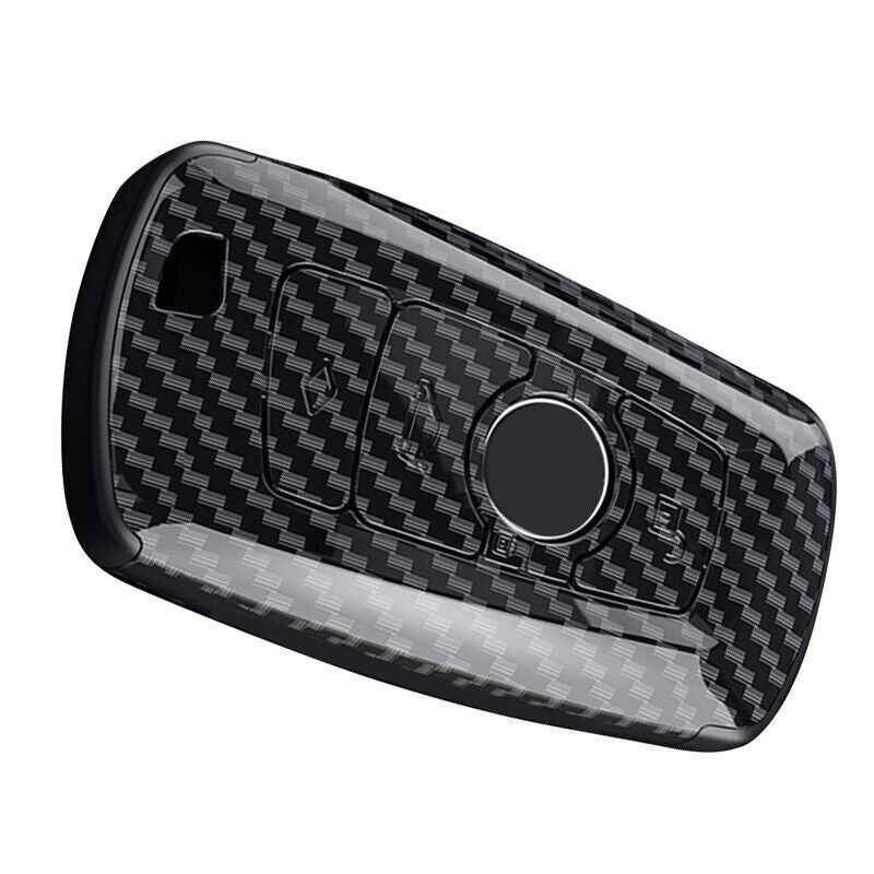 Carbon Fiber Style Remote Key Fob Shell Case Cover Fit For BMW 1 2 3 4 5 6 X3 X4