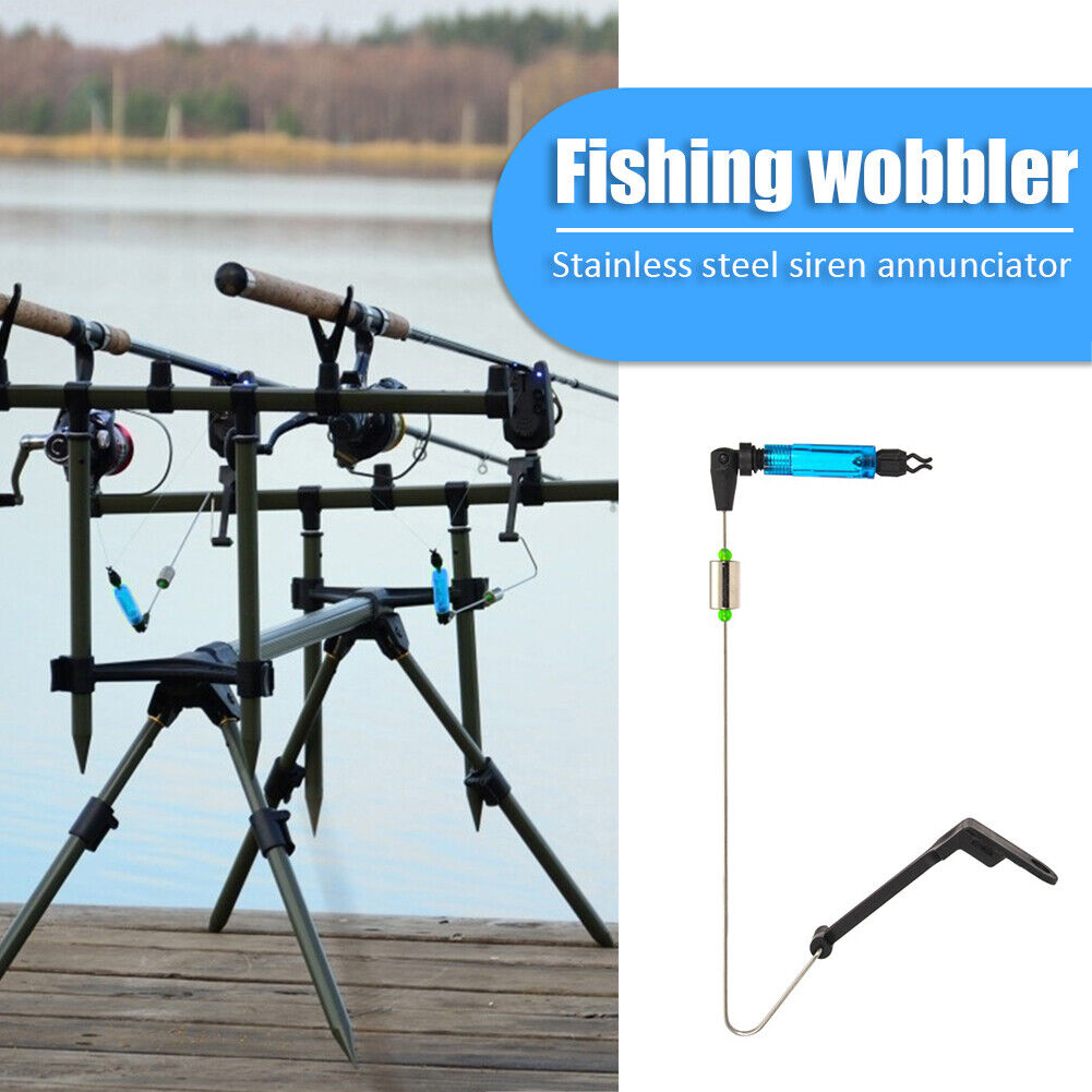 Fishing Wobbler Chain Hanger LED Bite Alarm Indicator Night Fishing Tackle