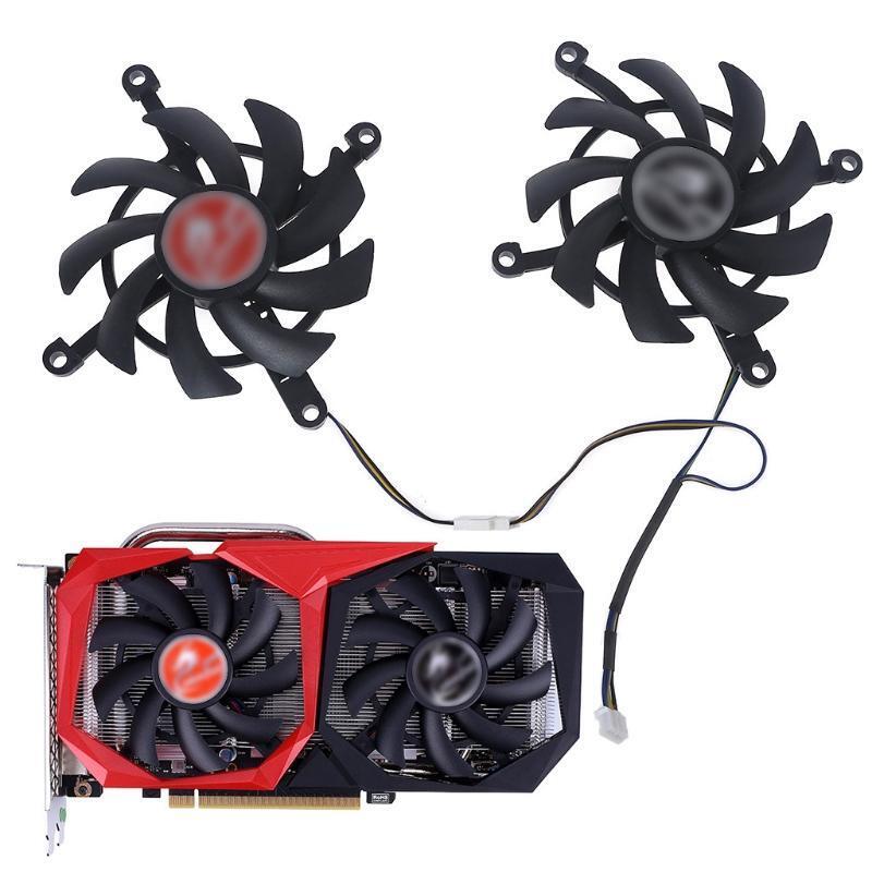 VGA Fan Graphics Card Cooling Fan for Colorful GTX 1660 SUPER GTX2060 4Pin 12V