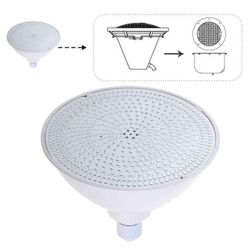 120V 45W Colorful Swimming Pool Underwater Round Lights LED Wateproof Festival