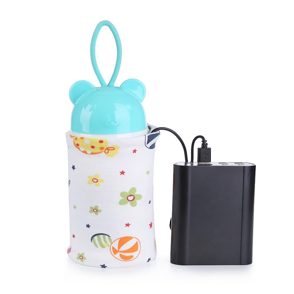 Baby Bottle Warmer Portable Milk Cup Heater Infants Feeding Bottle Bag (D)
