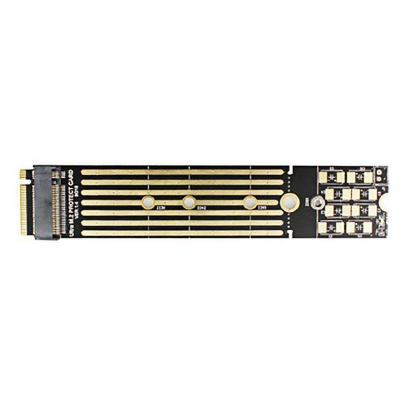 M.2 NVME Extend Protection Card 2280 to 22110 SSD DIY Power-off Protection Plate