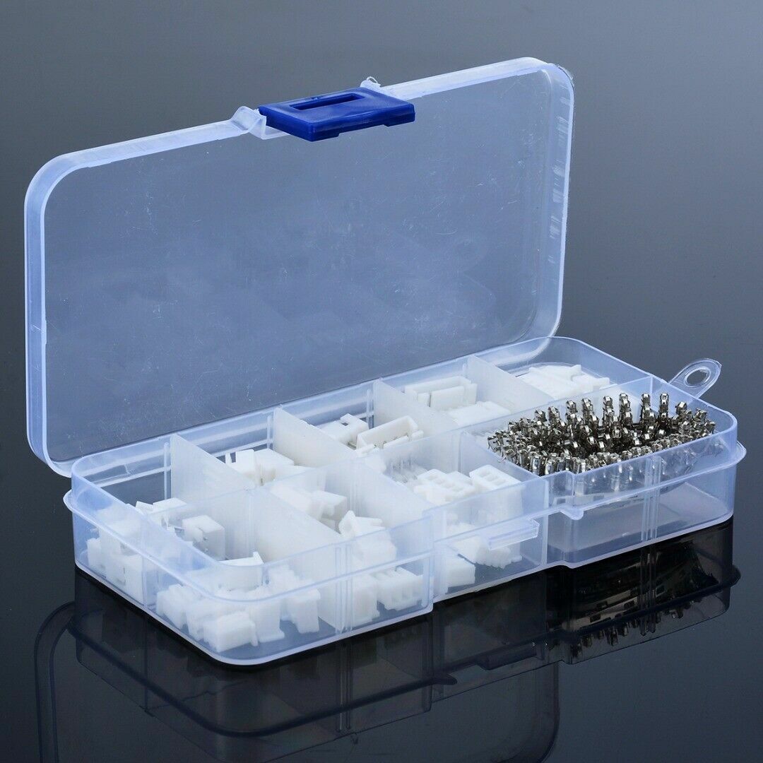 40Pcs JST XH 2.54mm 2p 3p 4p 5 pin Terminal Housing Header Connector AWG#24~#32