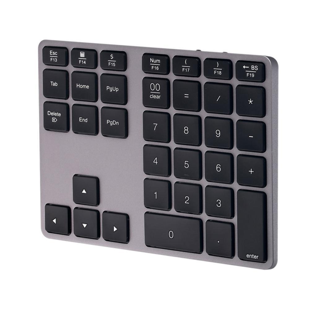 Numeric Keypad Number Pad numeric keyboard with Multi-function, Aluminum 34