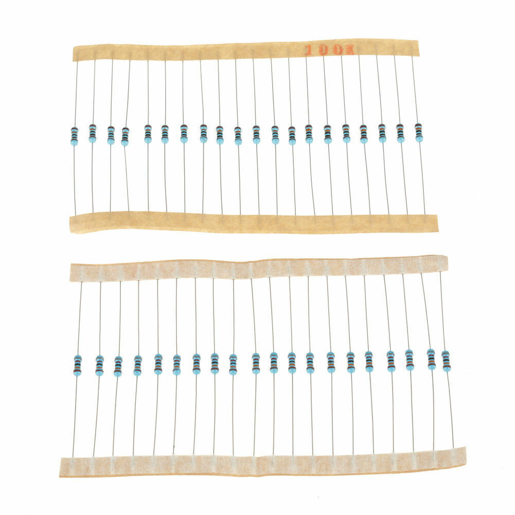 1460x 1/4W Metal Film Resistor Kit Assortment Set Labelled 1% Precision 73Value
