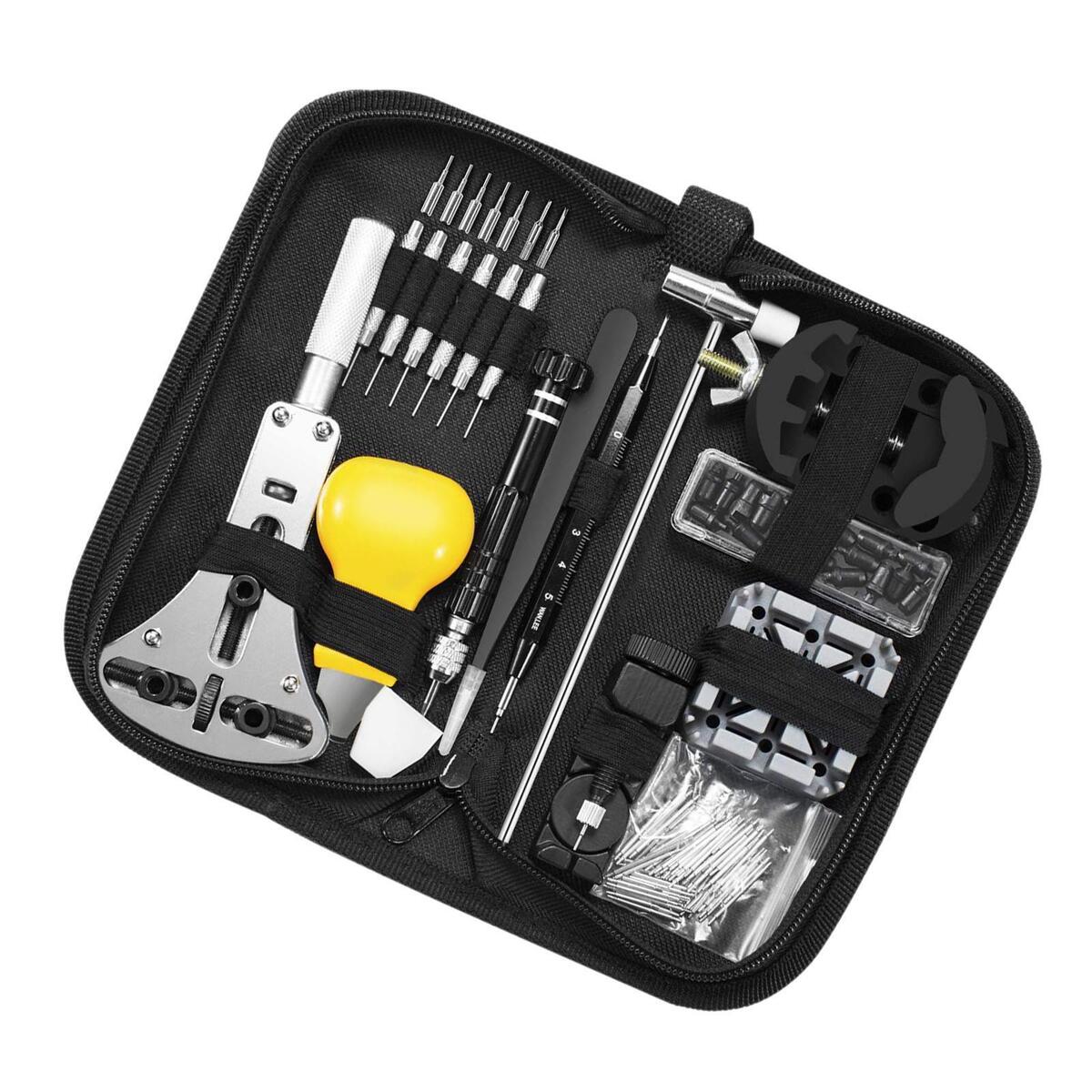 153x Watch Repair Kit Watch Band Removal Tool Portable Durable for Battery