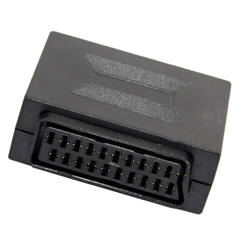 21P  Coupler Joiner Female to Female Extension Audio Adapter Connector