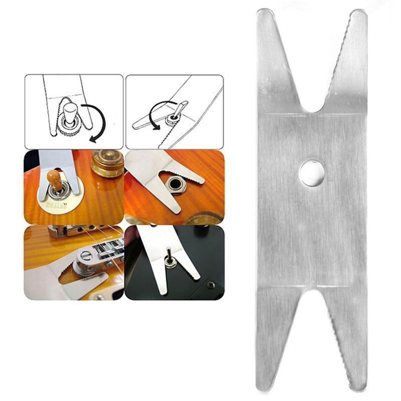Multi Spanner Wrench for Tightening Pots Switches Jacks Guitar Part Accessories