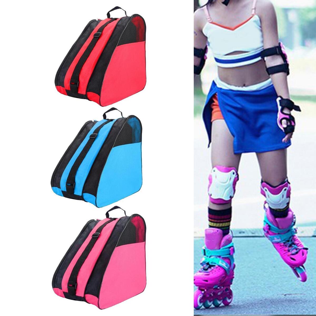 3pcs Breathable Roller Skates Bag Kid Inline Skates Sports Storage Bags