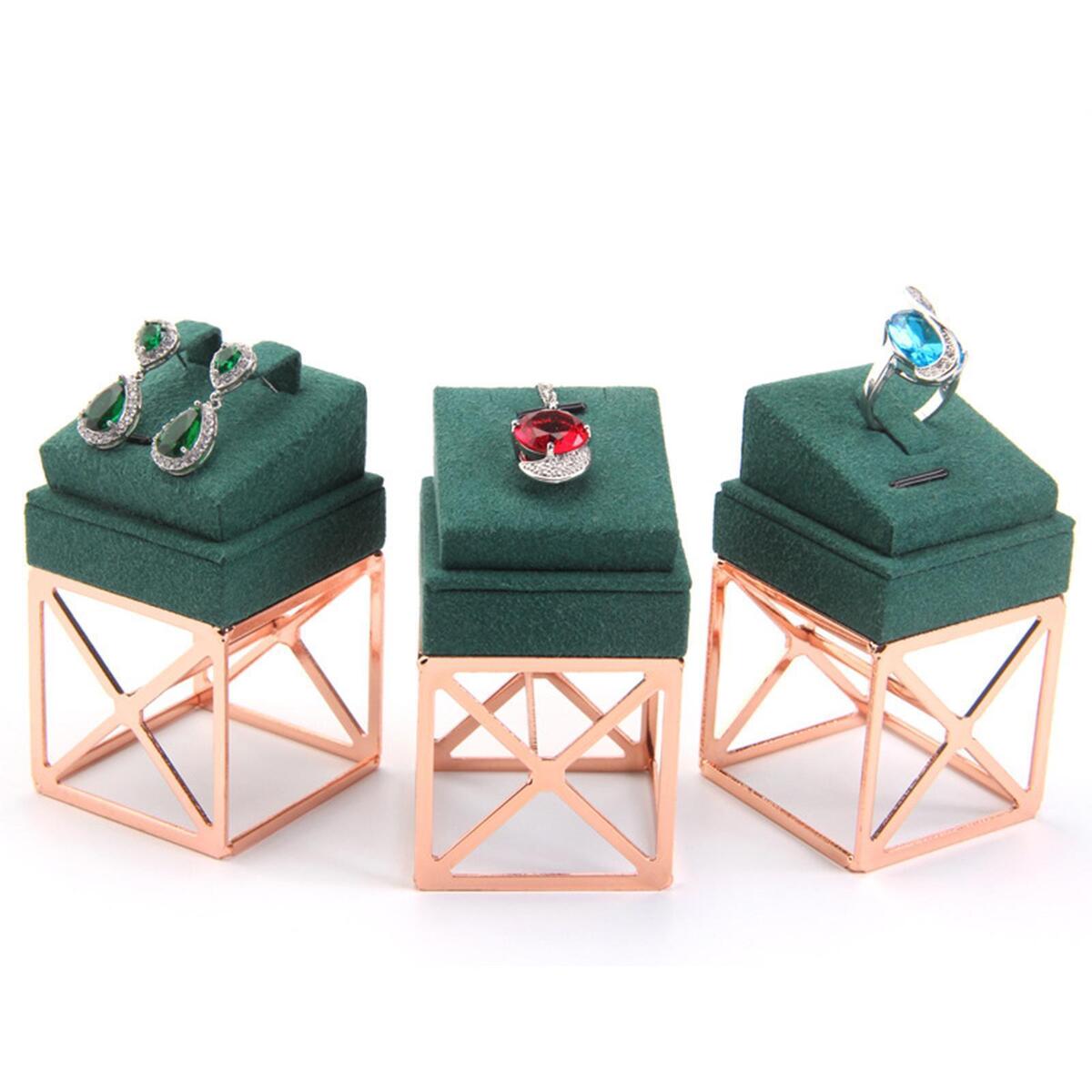 2 Pieces  Jewelry Display Stand Rack Tray Organizer  Organizing