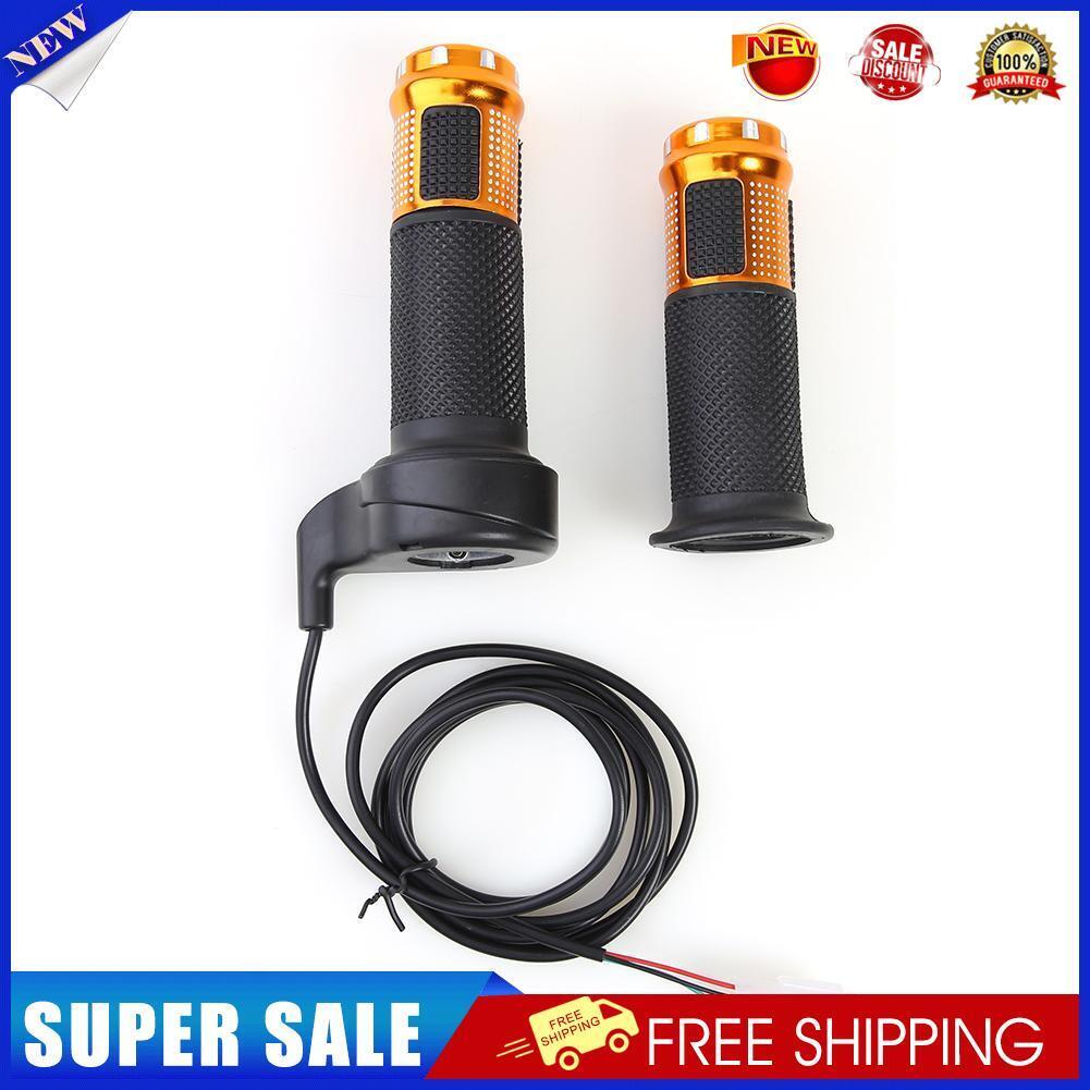 3 Pairs Electric Twist Throttle Grip E-Scooter Bike Speed Control Handlebar
